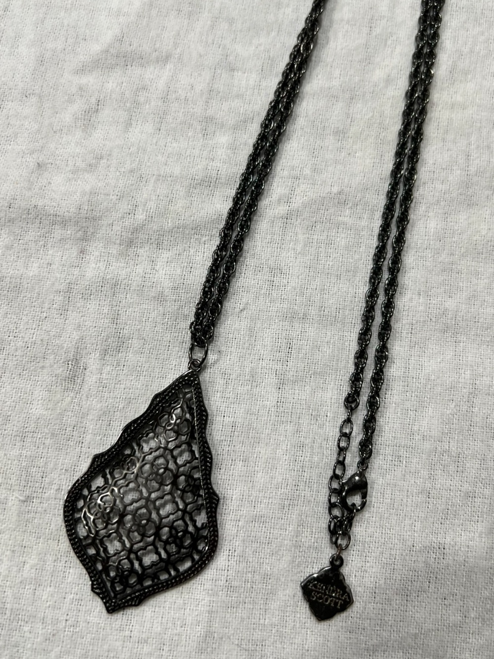 Kendra Scott gunmetal Aiden